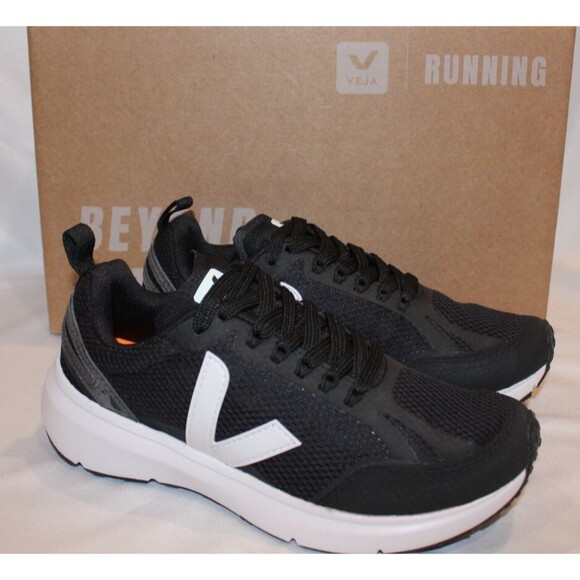 Veja Condor 2 Impala Running Sneaker‎ Black White Women's US 6 EU 37 NIB $200 - Picture 2 of 7